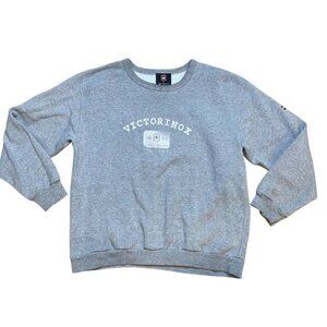 Victorinox Mens Grey‎ Crewneck Sweatshirt Large